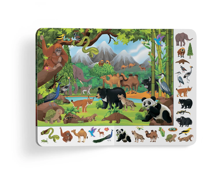 Книга-картонка Великий віммельбух - Тварини