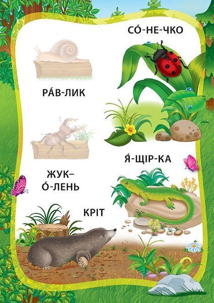 Я читаю по складах. Пригоди в лісі. Книжка з наліпками