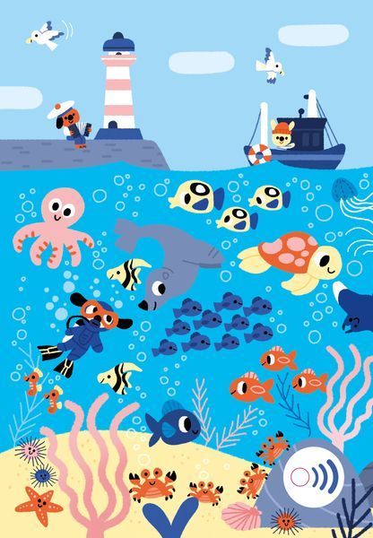 Мої звукові книжечки з картинками. Моя велика книжка: шукай і знаходь зі звуками